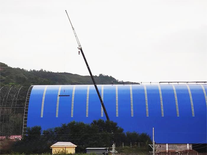 随州水泥厂网架安装